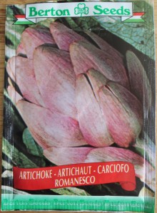 artichoke seed pack朝鮮薊種子包